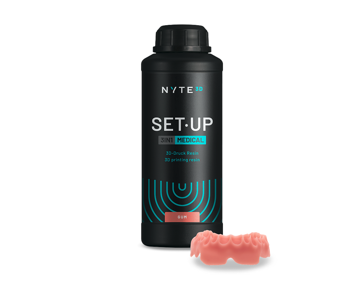 NYTE3D 3in1 Set-Up Farbe: Gum (1.000 g)